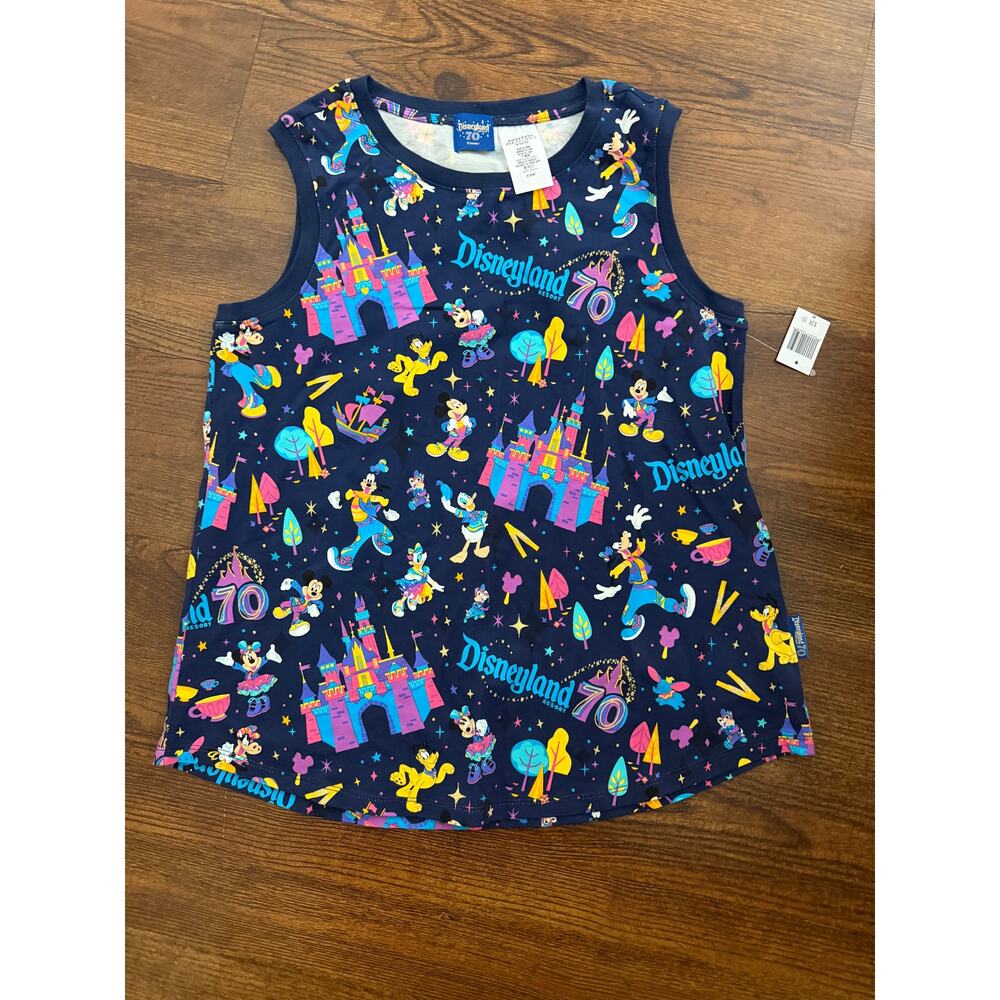 DISNEY 70TH DISNEYLAND TANK ADULTS MEDIUM NWT